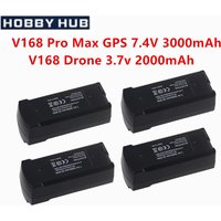Original 7.4V 3000mAh Battery For V168 Pro Max GPS Drone/RC Quadcopter 3.7V 2000mAh V168 V198 Spare Battery Dron Parts