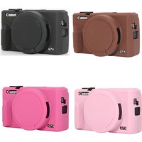 Soft Silicone Rubber Camera Body Case for Canon G7X Mark II III G7XII G7X2 G7XIII G7X3 Shockproof Cover Lens Cap Protective