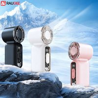 Portable Handheld Fan Mini High Speed Fan 1200mAh Rechargeable Personal Hand Fan 199 Speeds Adjustable for Outdoor Travel Office