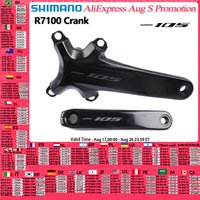 Shimano 105 R7100 Crank 12speed Left Side Right Side 170mm/172.5mm/175mm HOLLOWTECH II For Road Bike Bicycle Crank Original image 4