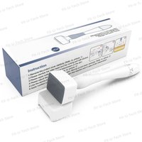 Derma Stamp 140A Microneedling Face Roller Massager Adjustable Titanium Needle Length Skincare Beard Growth Scalp Hair
