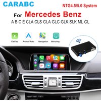 CARABC Wireless CarPlay Android Auto GPS Navigation For Mercedes Benz A B C E CLA CLS GLA GLC GLK SLK ML GL NTG4.5 5.0 System