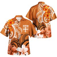 Summer New Harajuku 3D Polynesian Fiji Flag Emblem Printig Shirts Men Coat Of Arm Graphic Short Fashion Top Clothing