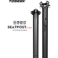 AliExpress TOSEEK ZF-One Carbon Seatpost 27.2/31.6mm Matte Black MTB/Road Bike Seat Post Seat Tube Bicycle Parts Bike Seatpost Ultralight