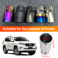 Car Tailpipe Suitable for Dodge Adjustable In Multiple Directions Stainless Steel Tailpip Exhaust Tip Exhaust Pipe Modification