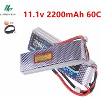 11.1V Lipo 3s Battery 2200mAh 60C 11.1v RC Battery with T Connector XT60 Plug For Plane Drones RC Helicopter Boats