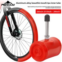 Mountain bike TPU inner tubes 26/27.5/29 inch bicycle beautiful mouth ultra-light puncture-resistant tires 1.95/2.1