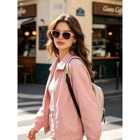 AliExpress NONE Men and Women's Fashion Round Over Sunglasses Daily Wear Cycling Shopping Fishing Running Glasses Unisex UV400 Eyewear