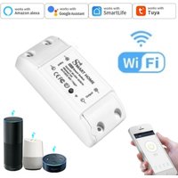 Tuya WiFi Smart Switch Breaker Wireless Light Switch Voice Control Timer APP Smart Life Work With Alexa Google Home 110V 220V