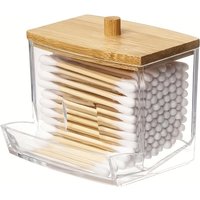 Cotton swab holder dispenser, cotton ball makeup bag, cotton swab, dental floss, bathroom accessories, bathroom storage