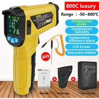 Non-Contact Handheld Digital LCD Industrial Temperature Meter Gun Outdoor Laser Pyrometer IR Thermometer Infrared Thermometer