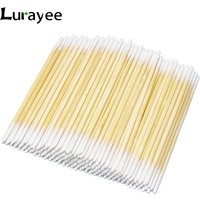 Microblading Cotton Swab with Wood Sticks Cotton Swabs Pointed Tip Dual-ended Cotton Tipped Applicator Makeup Remover(7mm)