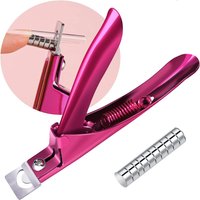 Professional False Nail Clippers False Nail Nippers Pointed ClippersUType Nail Clippers Acrylic False Nail Edge Trimmer Stainles