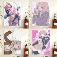 C-Chiaki N-Nanami Flag Outdoor Decorations for Bedrooms Home Decor Items Decoration Banners