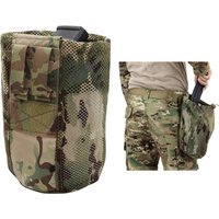 New Folding Mesh Drop Pouch Tactical Molle Magazine Dump Pouch Recycling Bag Hunting Airsoft Bags