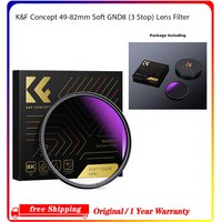 K&F Concept 49-82mm Soft GND8 (3 Stop) Lens Filter Soft Graduated Neutral Density Filter with 28 Multi-Layer Coatings