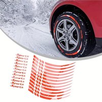 AliExpress NONE 【M】Universal Motorcycle Wheel Rim Stripe Wheel Decal Tape Sticker 18-21 Inch Sport Wheel Decals Road Bike Reflective Sticker