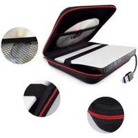 External CD DVD Blu-ray Drive EVA Protective Storage Sleeve Portable Shockproof Hard Carrying Case Pouch Bag