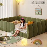 Normal Guard Rails Kids Beds Safety Nordic Simple Design Modern Style Children Beds Toddler Playpen Lit Enfant Furniture Home