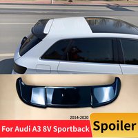 Trunk Lip Body Kit Rear Air Deflector Roof Spoiler Wing Tail Tuning Glossy Black For 2014-2020 Audi A3 8V S3 Hatchback Spoiler