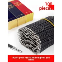 100pcs Ballpoint Pen Refill Cheap ball pens Lead Smooth Writing Wholesale Lot New 0.7mm Ball Red Blue Black Color Tip Office