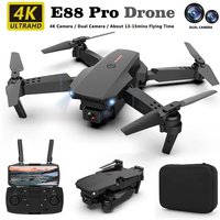 E88pro Drone profesjonalny Dron przepływ optyczny 4k podwójny aparat fotografii lotniczej czteroosiowy samolot RC Quadrotor zabawki dla dzieci