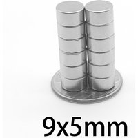 9x5 mm NdFeB N35 Super Strong Rare Earth Disc 9*5 mm Fridge Permanet Magnet 9mm x5mm Small Round Neodymium Magnet 9*5
