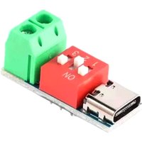 1pcs Type-C PD QC Trigger 5V~20V Dial Code Adjustment DC Voltage Power Module Dial Adjustment Voltage Fast Charging Decoy Module