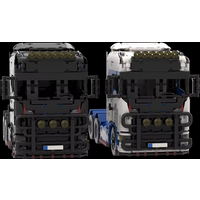 1:16 manual MOC-203789 Scania 770s MOC-204214 Trailer cargo hopper MOC-202330 headstock Flatbed trailer truck building block toy