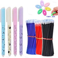 9-55Pcs Kawaii Cute Erasable Gel Pen Set Ballpoint Pens 0.5mm Refills Rod Washable Handle Stationery School Writing Supplies