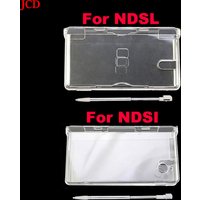 JCD Transparent Crystal Case Clear Hard Cover Shell For DSL NDS Lite NDSL for DSi NDSi Console & Touch Screen Pen