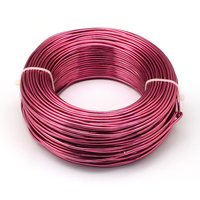 PandaHall 0.6-2.0mm Anodized Aluminum Wire 10 Sizes , Colorful Bendable Craft Wire for Jewelry Making, DIY Model Beading