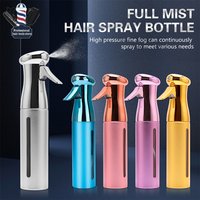 300 ml Aluminium Spray Flasche Barber Galvanik Nachfüllbare Wasser Kann Tragbare Kontinuierliche Alkohol Hochdruck Behälter