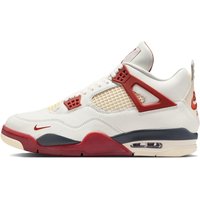 POIZON Jordan x Nigel Sylvester Air Jordan 4 Collaboration 'Brick After Brick' Mid top Vintage Basketball Shoes Unisex