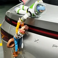 45cm Toy Story Sherif Woody Buzz Lightyear Samochód Lalki Zabawki Zewnętrzne Zabawki do Powieszenia Śliczne Akcesoria Samochodowe Dekoracja Samochodu Lalka