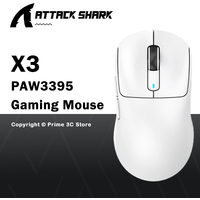 ATTACK SHARK X3 X3Pro 8K Wireless Gaming Mouse 26K DPI Tri-Mode Bluetooth Wired 2.4G Ultra-Light Ergonomic For VALORANT, FPS
