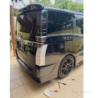 Hot for Toyota Noah Voxy 80 carbon fiber modification parts SBLK bumper tail light side air vent cover rear spoiler