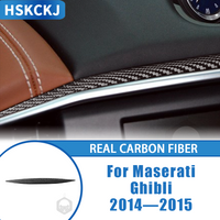 For Maserati Ghibli 2014โ2022 Car Accessories Carbon Fiber Navigation Display Top Panel Interior Cover Trim Sticker Modification