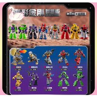 Original Blokees Hero Transformers Galaxy Version Vol.2 Blind Box Grimlock Assembly Model Peripheral Collection Toys Kids Gifts