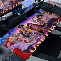 Anime Mouse Pad Laptop Keyboard Rug PC Gaming Mousepad one piece Luffy Desk Mat Cool Playmat Extended Mat Gamer Cabinet Tablemat