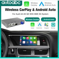 New Wireless Carplay Android Auto For Audi A4 A5 S4 S5 RS4 RS5 Q5 2008-2015 with 3GMMI Support Mirrorlink Siri Navigation Camera
