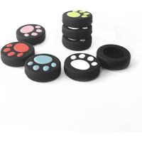 For SWITCH AND lite/OLED Controller thumb grip caps cover Cat's paw Silicone ThumbStick Grip Cap