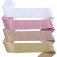 1 Piece Blank Satin Sash Glitter Sash Party Event DIY Your Own Sash for Wedding Bachelorette Bridal Shower Birthday Party Favors