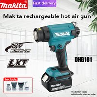 2026 Makita DHG181Z 18V Cordless Heat Gun LXT Lithium Power Tools 150-550ยบC Shrink Film Baking Gun Clear Sticker