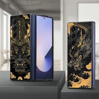 Dragon Totem Case for Samsung Galaxy ZFold5 ZFold6 ZFold7 Z Fold 7 6 5 4 3 ZFold4 ZFold3 Back Phone Cover