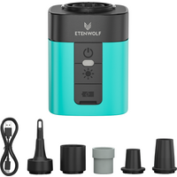 AliExpress NONE New ETENWOLF AIR 3 Portable Air Pump With Camping Light 2600mAh Outdoor Inflator Deflator Pump 360L/M For Air Bed Sleeping Pad
