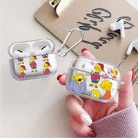 The Simpsons Lisa Clear Earphone Cases Cover Case For Airpods 1 3 2 4 Pro2 Pro3 Pro