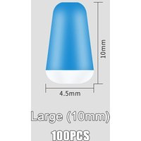 100Pcs/Lot Anti-winding Rubber Space Beans Sea Carp Fly Fishing Rubber Oval Stopper Fishing Bobber Fishing Tools