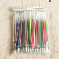 12/60/120pcs 1.0mm Glitter Pen Refills Multicolor Flash Gel Ink Cores for DIY Art Writing Painting Graffiti Stationery Supplies