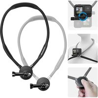 2 in 1 Neck Hold Mount For GoPro Insta360 DJI OSMO Action Universal Accessories Action Camera/phone Neck Holder SE 2.0
